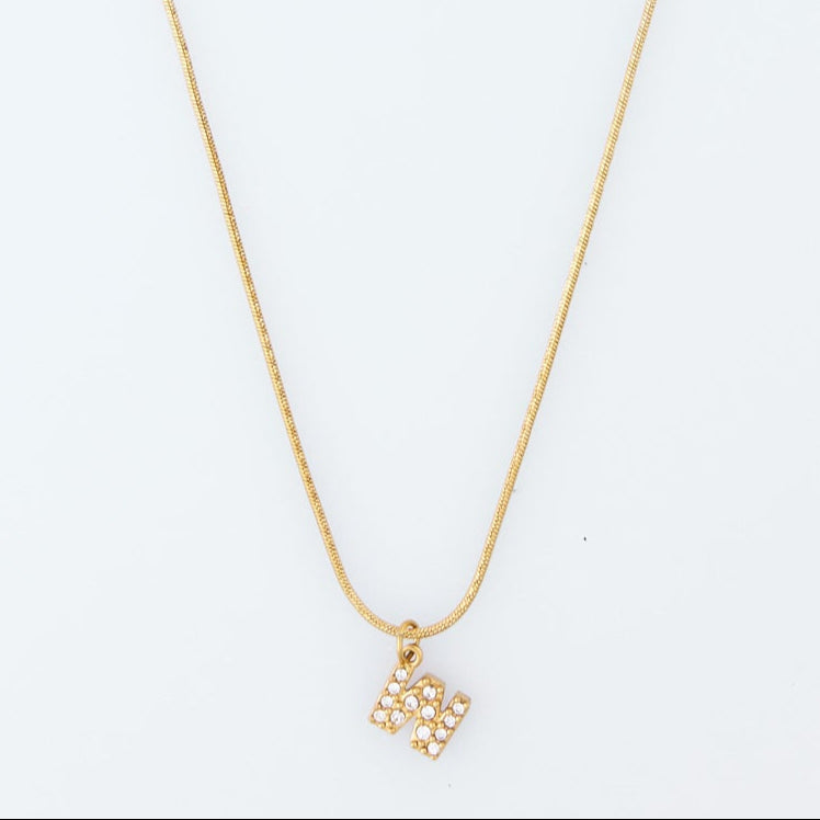 Initial Spark Necklace