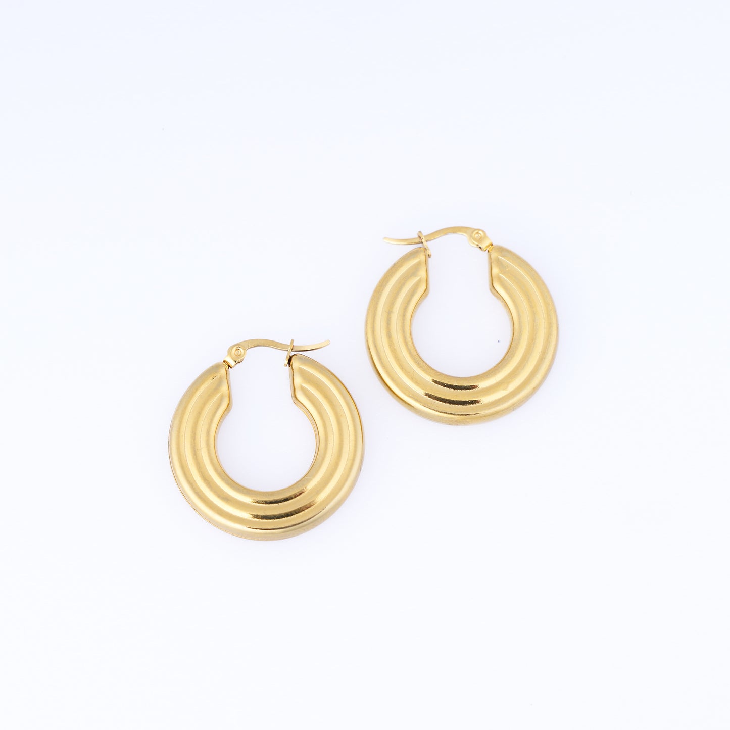 Lined Chunky Hoops