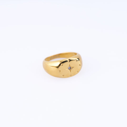 Star Oval Ring