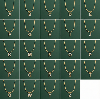 Initial Spark Necklace