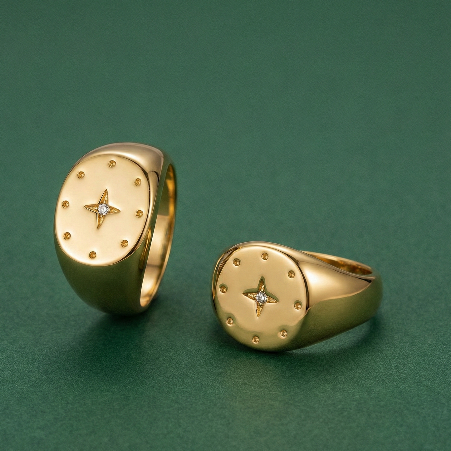 Star Oval Ring