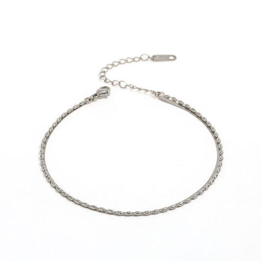Double-Layer Bead Snake Anklet