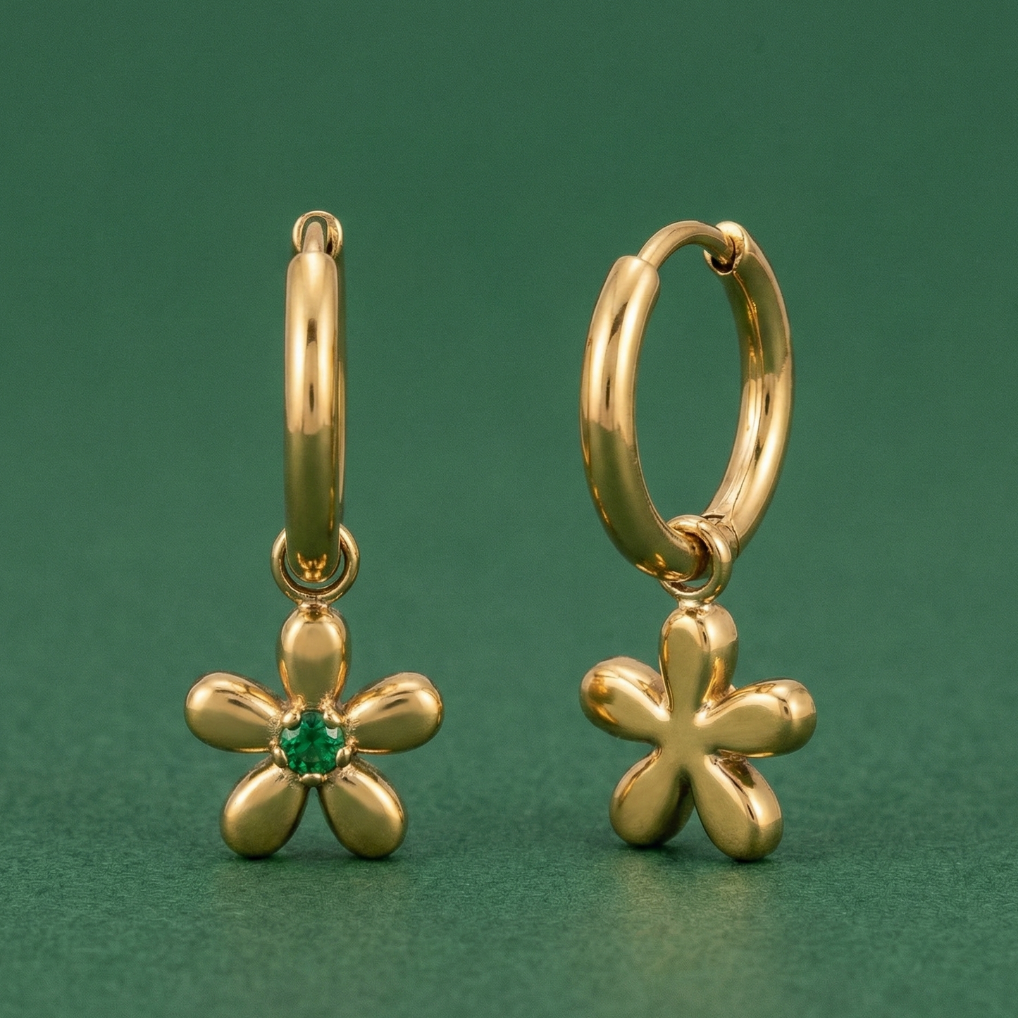 Flower Zirconia Sleepers