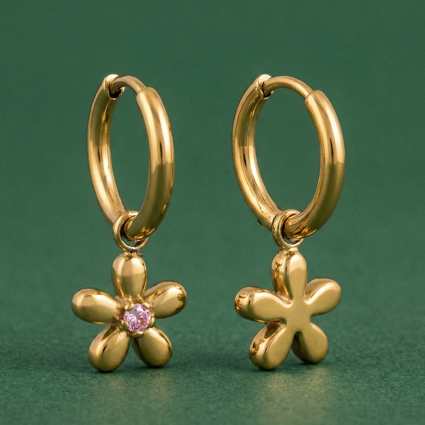 Flower Zirconia Sleepers