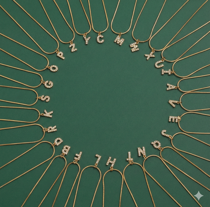 Initial Spark Necklace