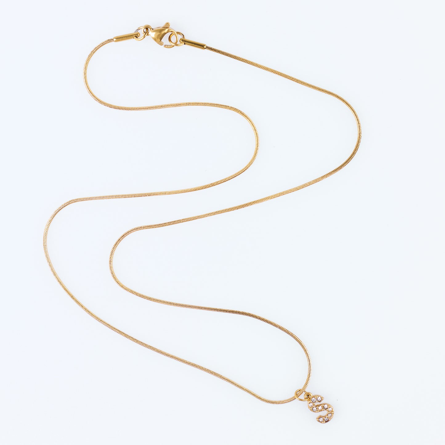 Initial Spark Necklace