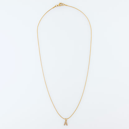 Initial Spark Necklace
