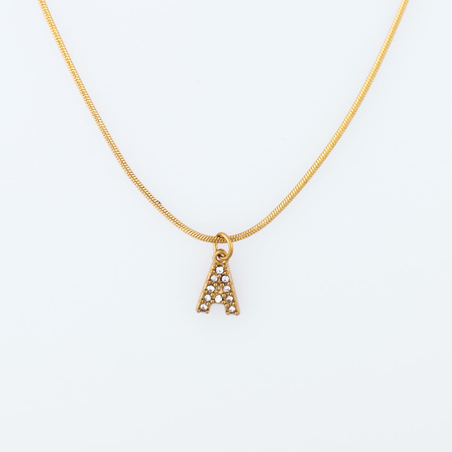 Initial Spark Necklace