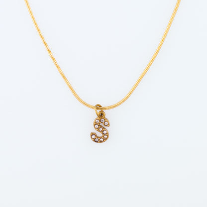 Initial Spark Necklace
