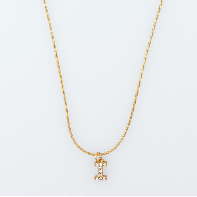 Initial Spark Necklace