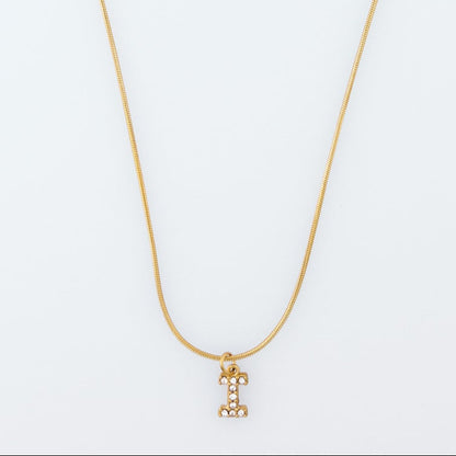 Initial Spark Necklace