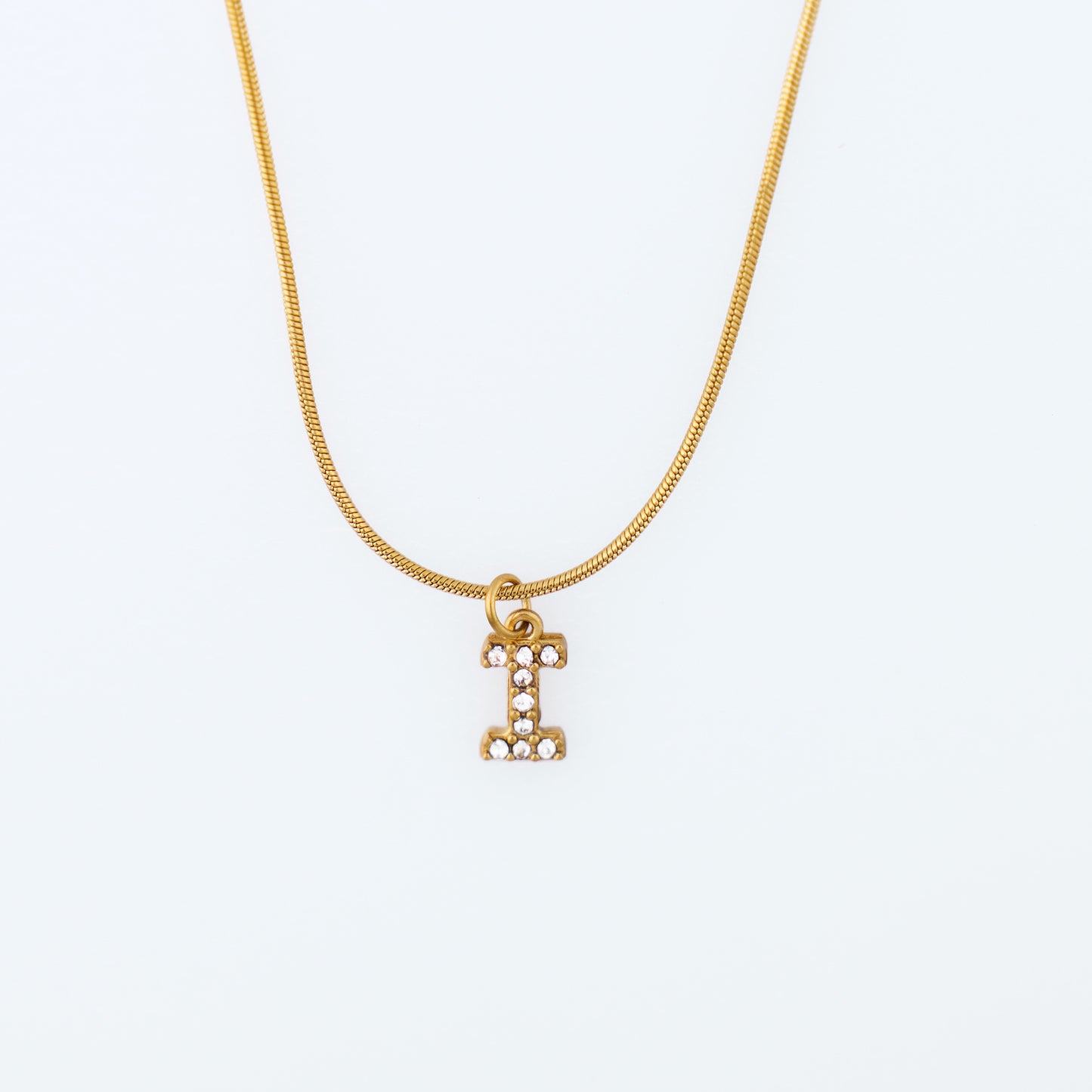 Initial Spark Necklace