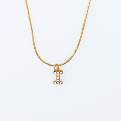 Initial Spark Necklace