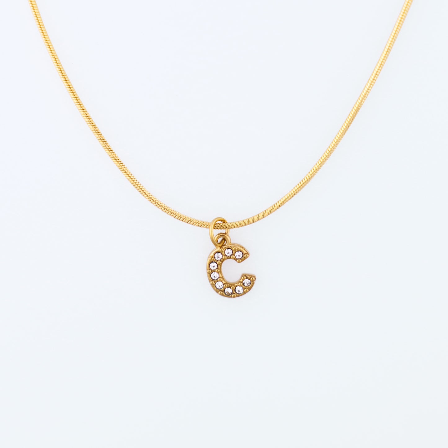 Initial Spark Necklace