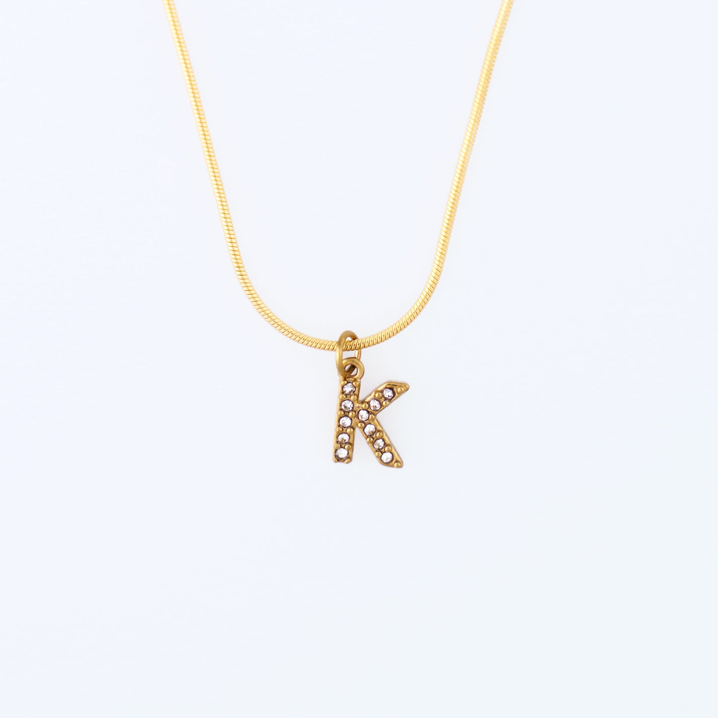 Initial Spark Necklace