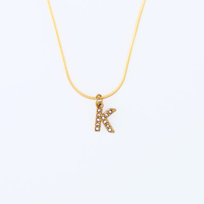 Initial Spark Necklace