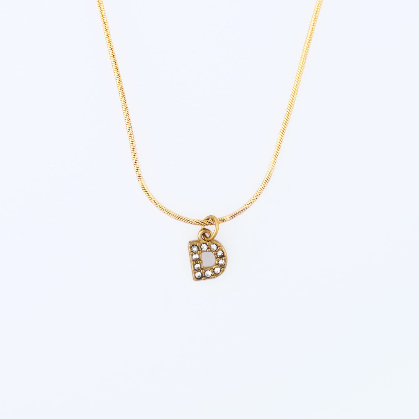 Initial Spark Necklace