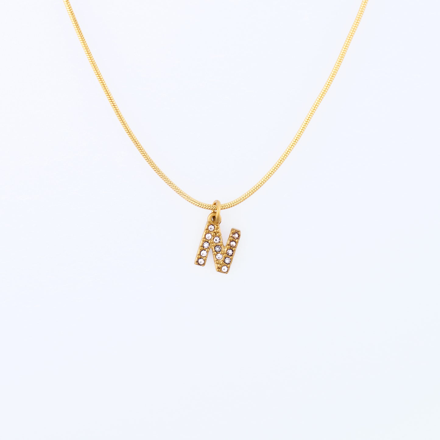 Initial Spark Necklace