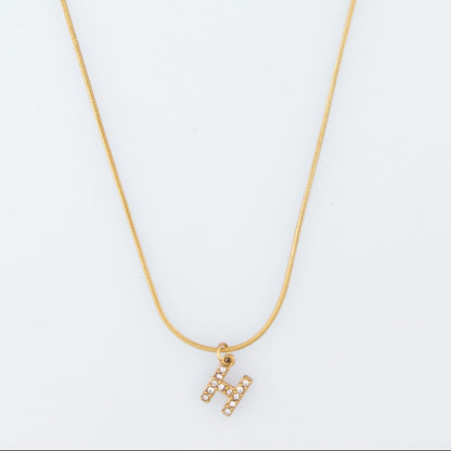Initial Spark Necklace