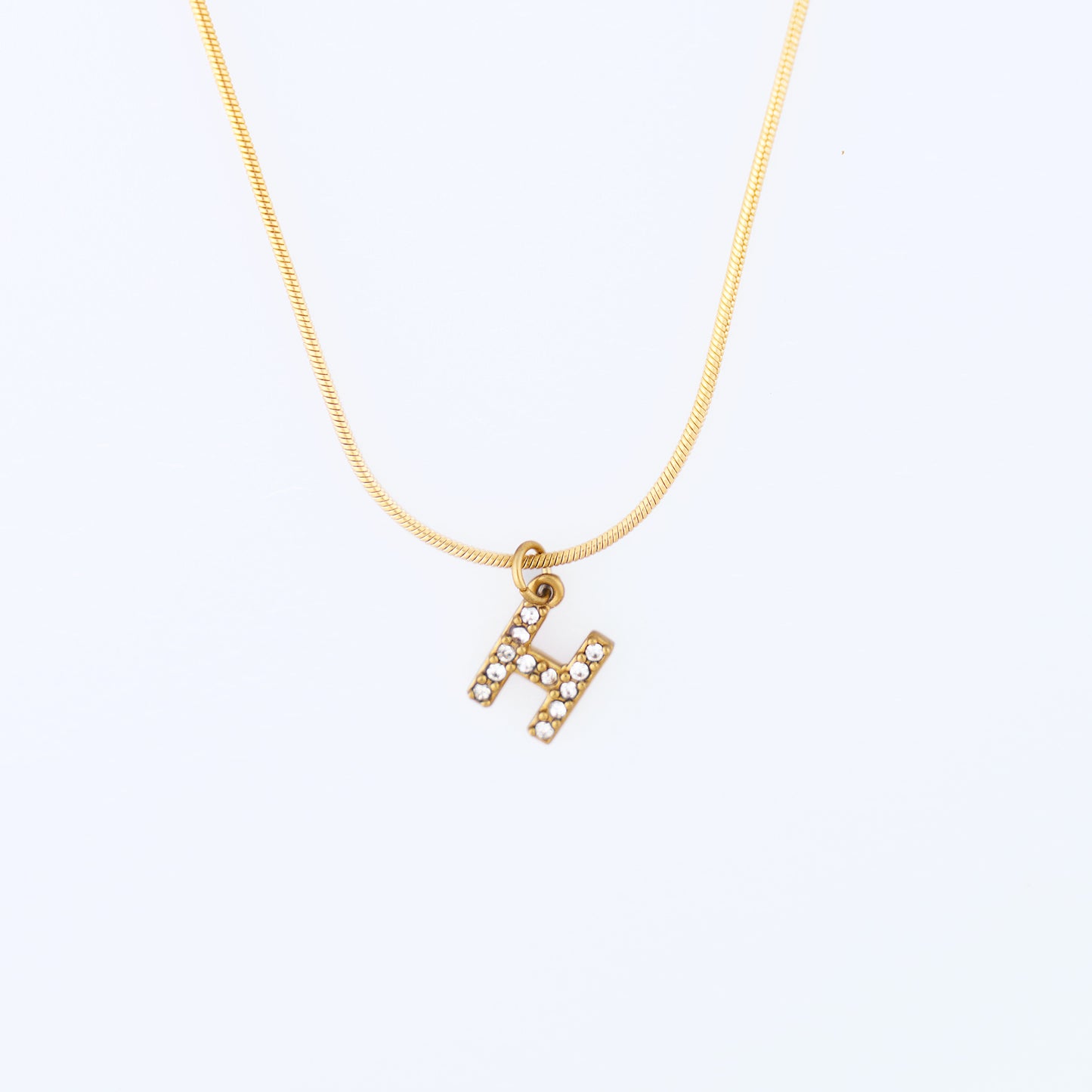 Initial Spark Necklace