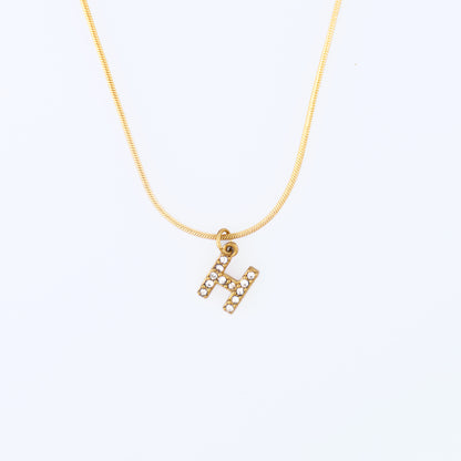 Initial Spark Necklace