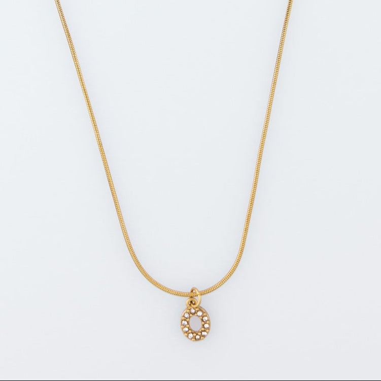 Initial Spark Necklace