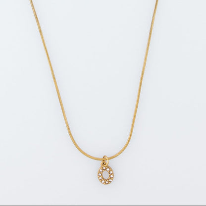 Initial Spark Necklace