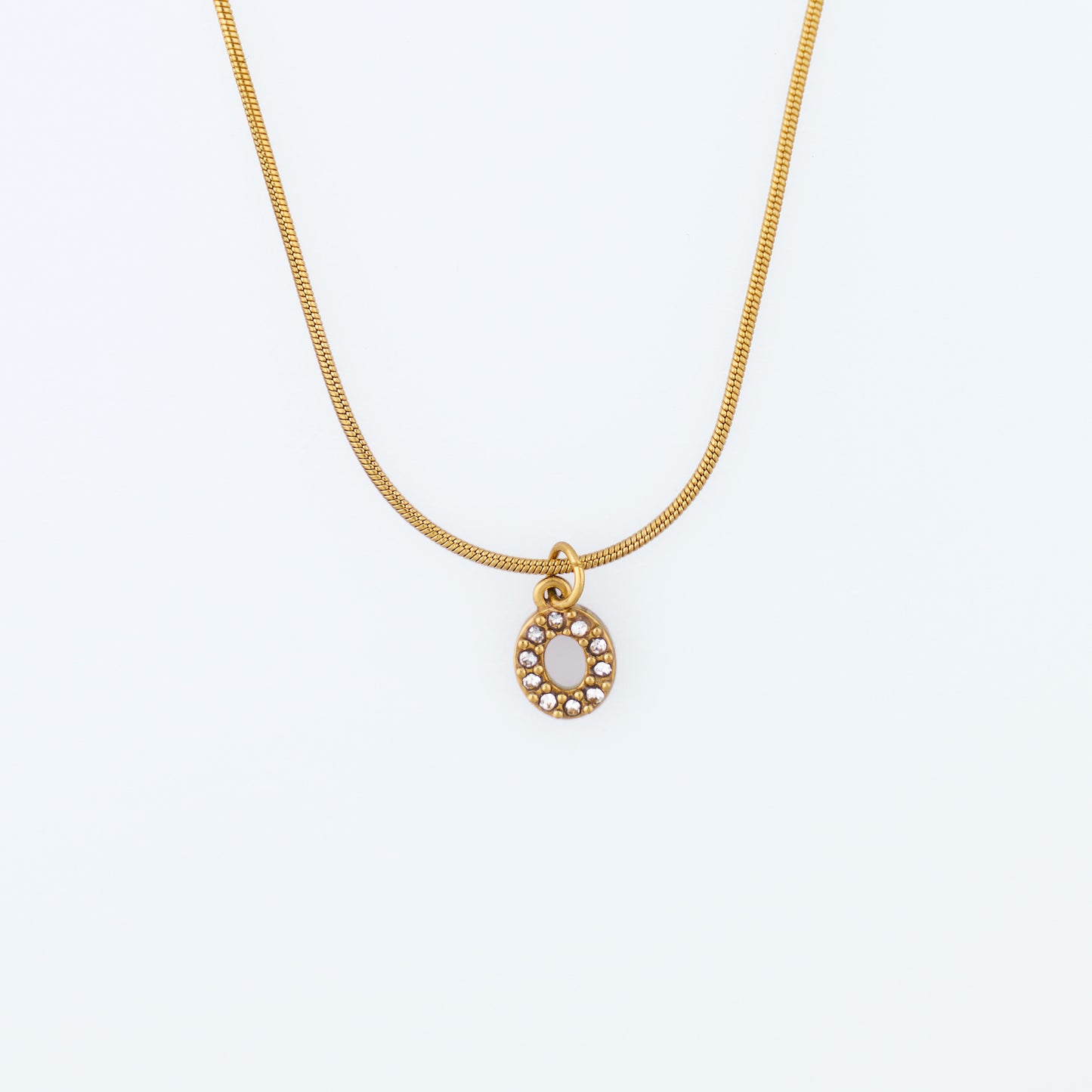 Initial Spark Necklace