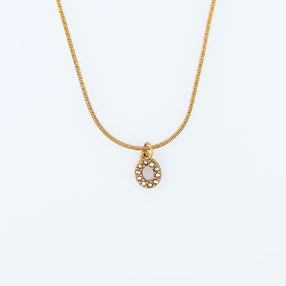 Initial Spark Necklace