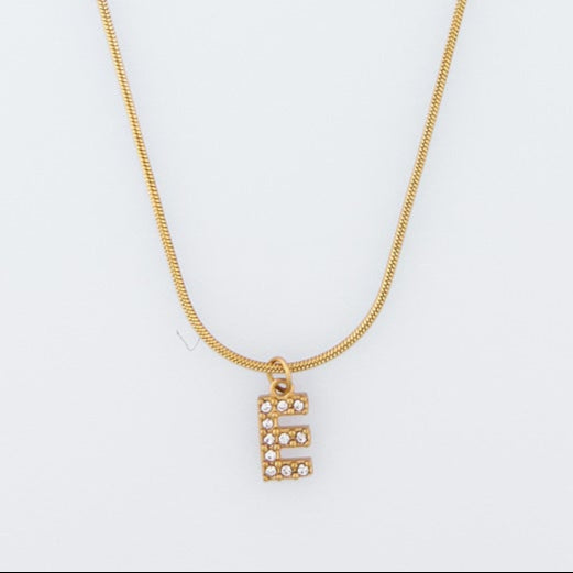 Initial Spark Necklace