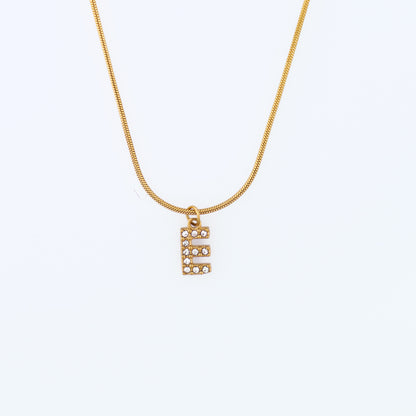 Initial Spark Necklace