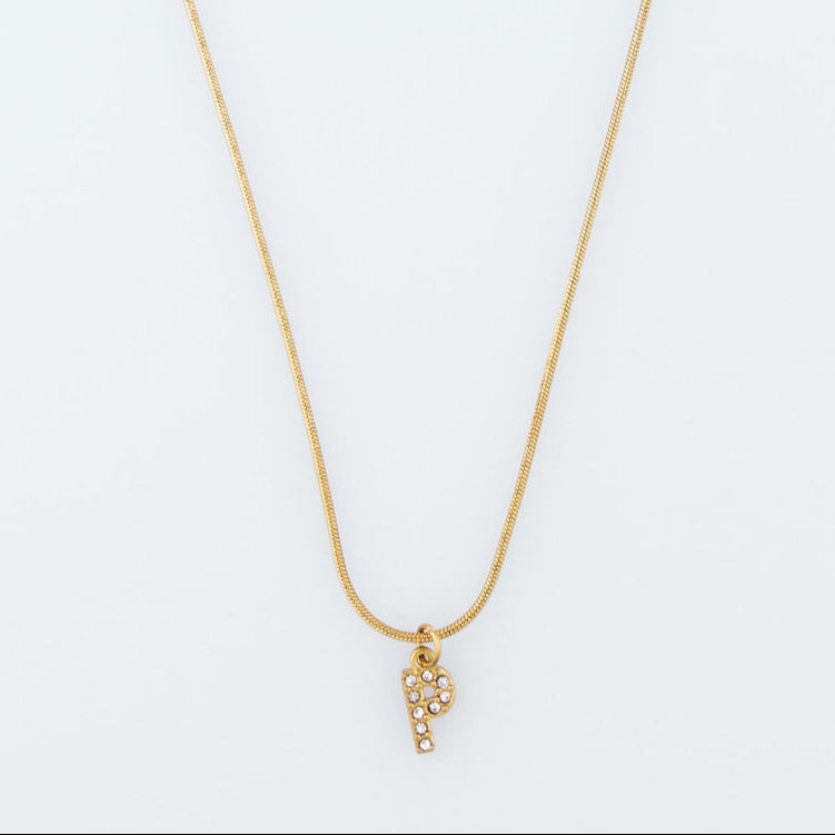 Initial Spark Necklace
