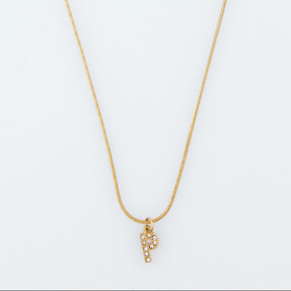 Initial Spark Necklace