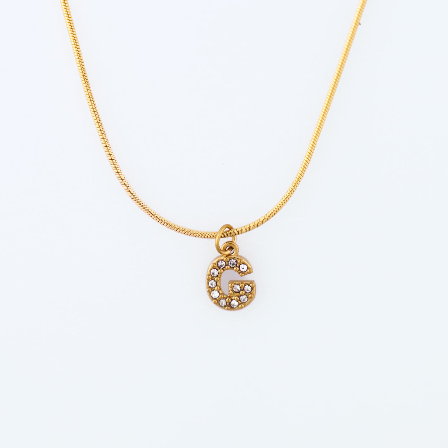 Initial Spark Necklace