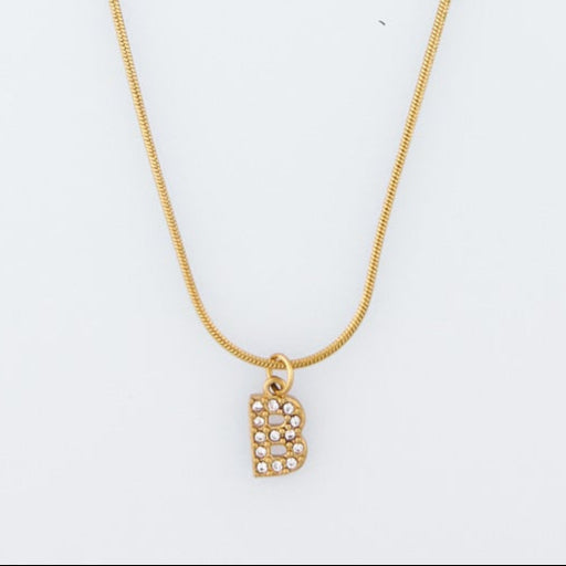 Initial Spark Necklace