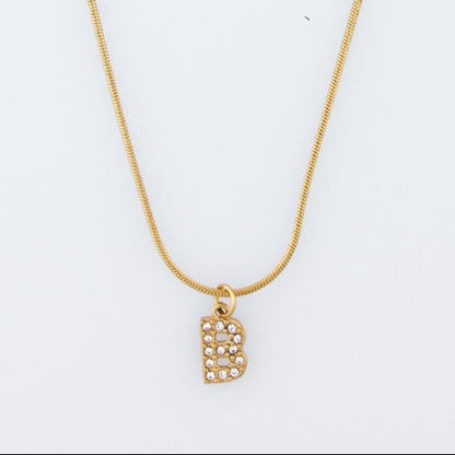 Initial Spark Necklace