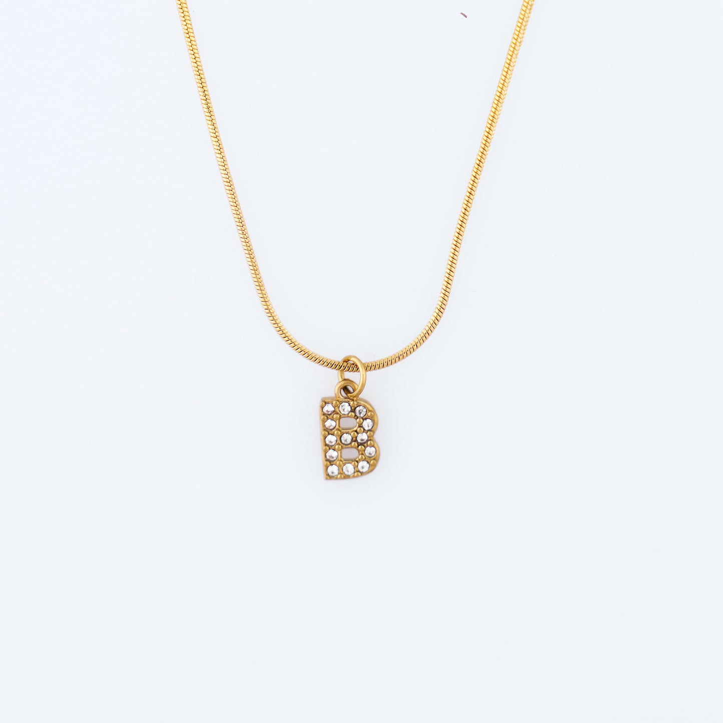 Initial Spark Necklace