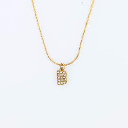Initial Spark Necklace