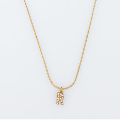Initial Spark Necklace