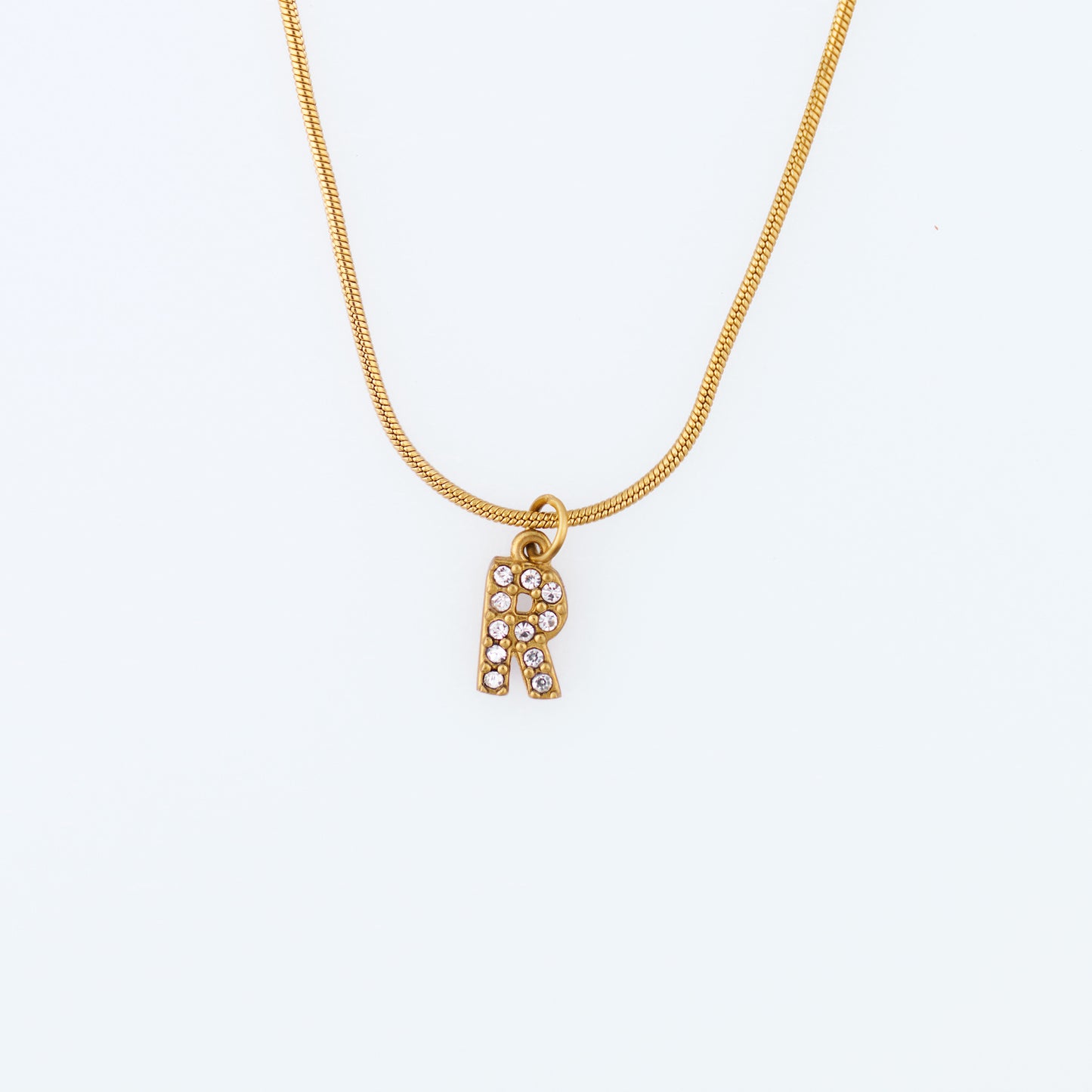 Initial Spark Necklace