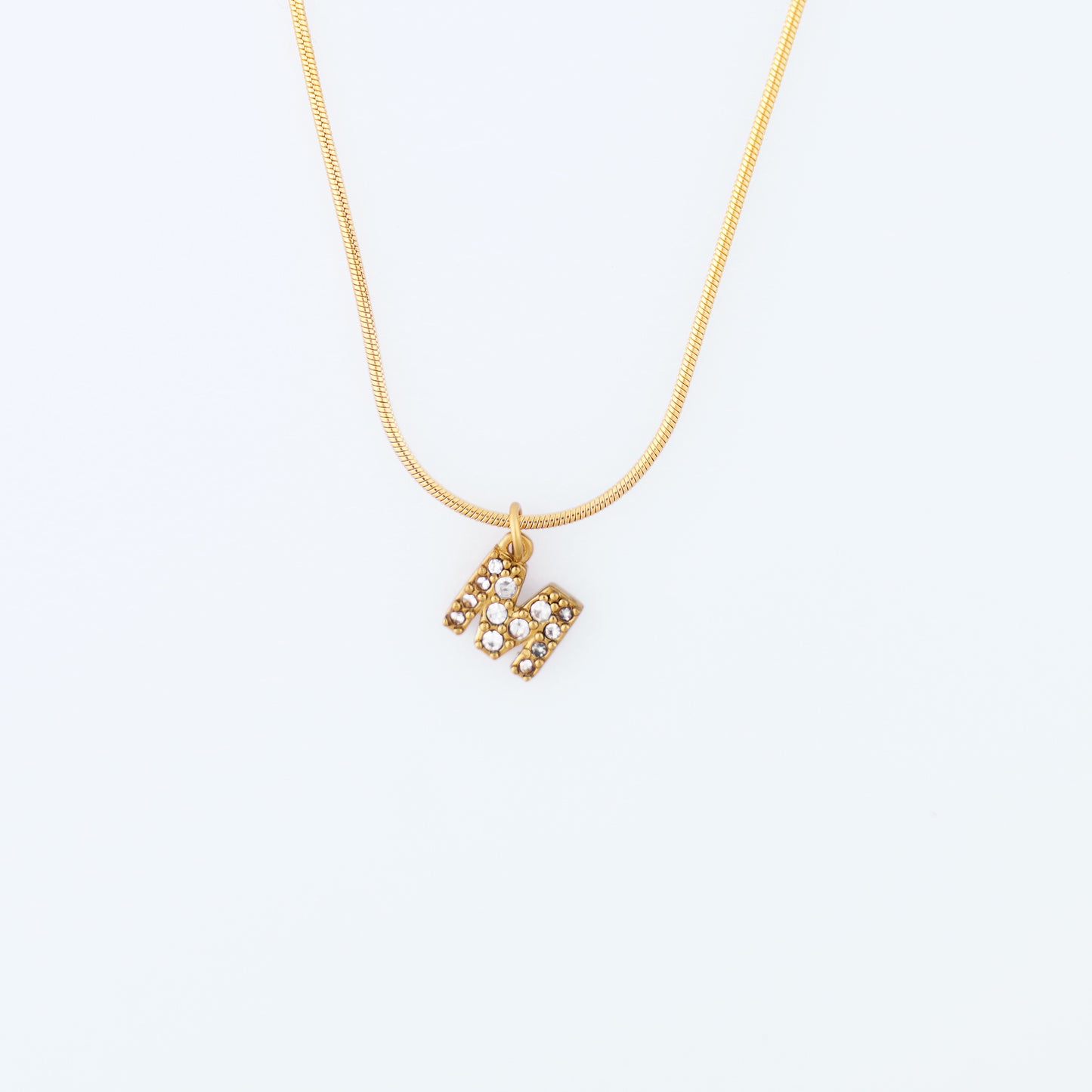 Initial Spark Necklace