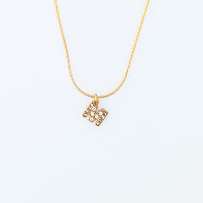 Initial Spark Necklace