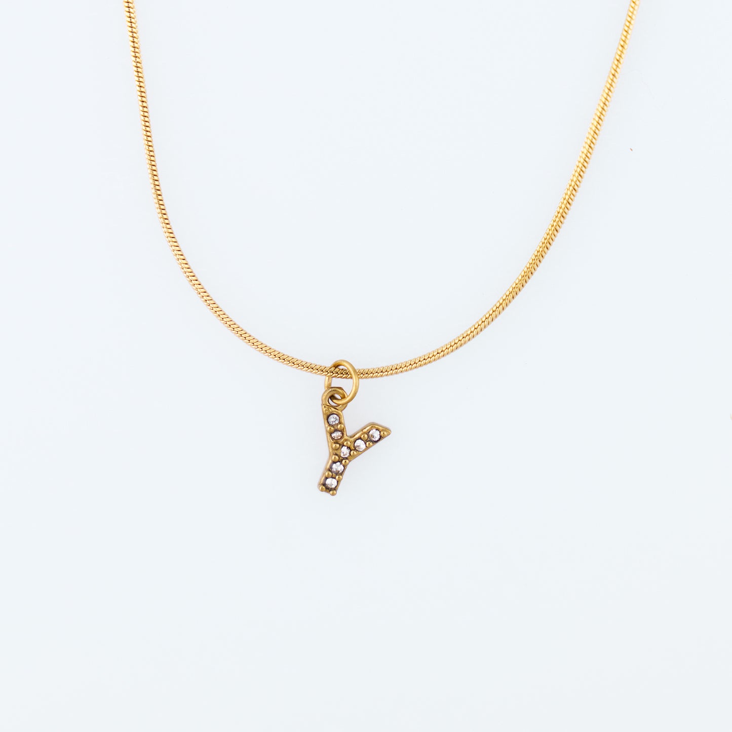 Initial Spark Necklace