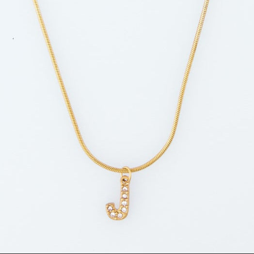 Initial Spark Necklace