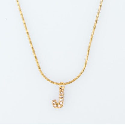 Initial Spark Necklace