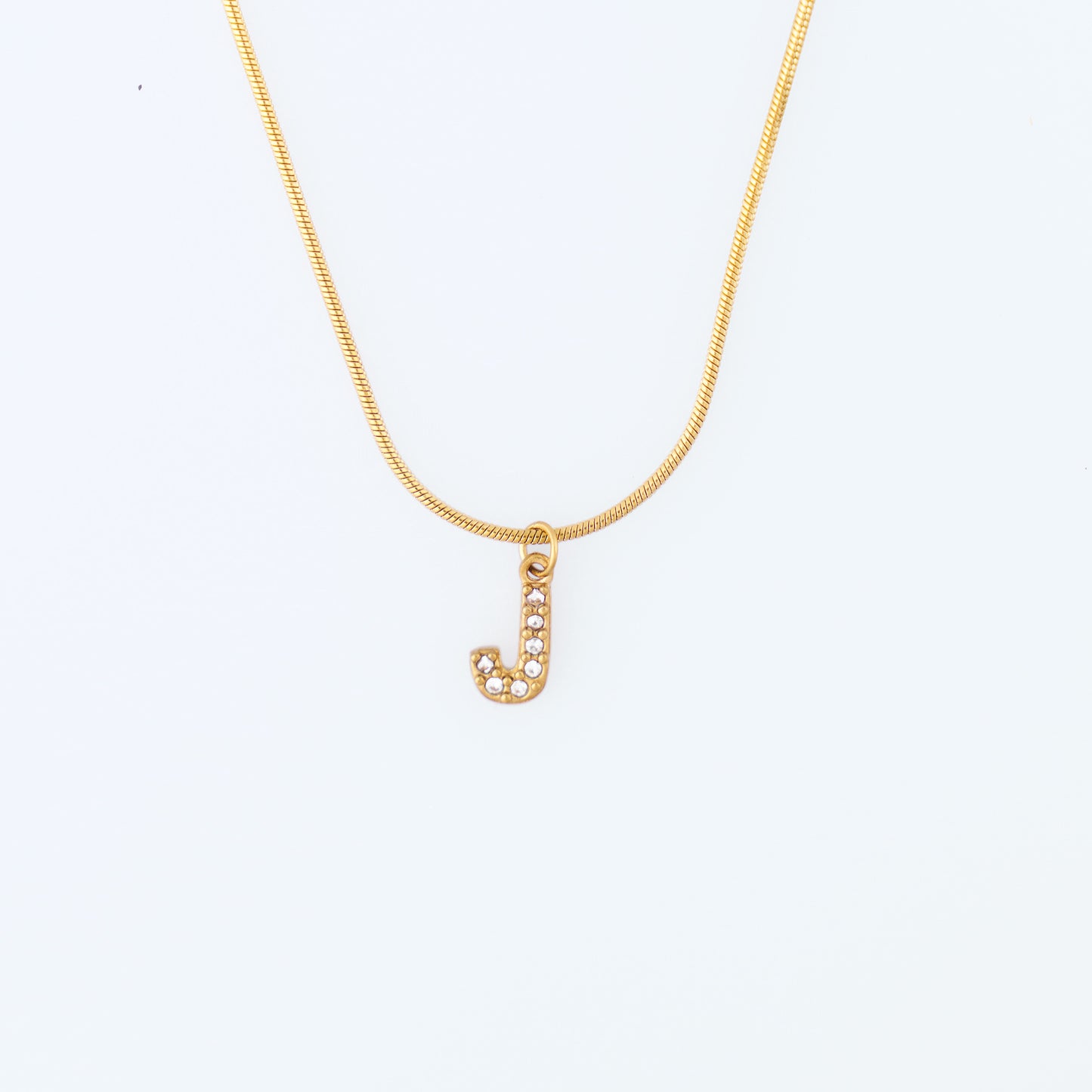 Initial Spark Necklace