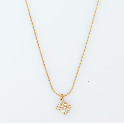 Initial Spark Necklace