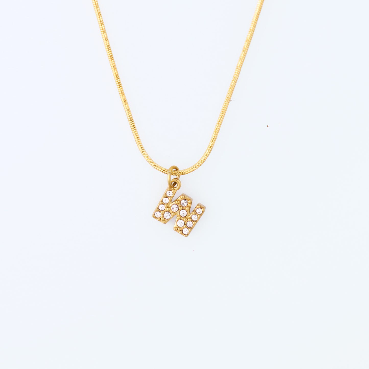 Initial Spark Necklace