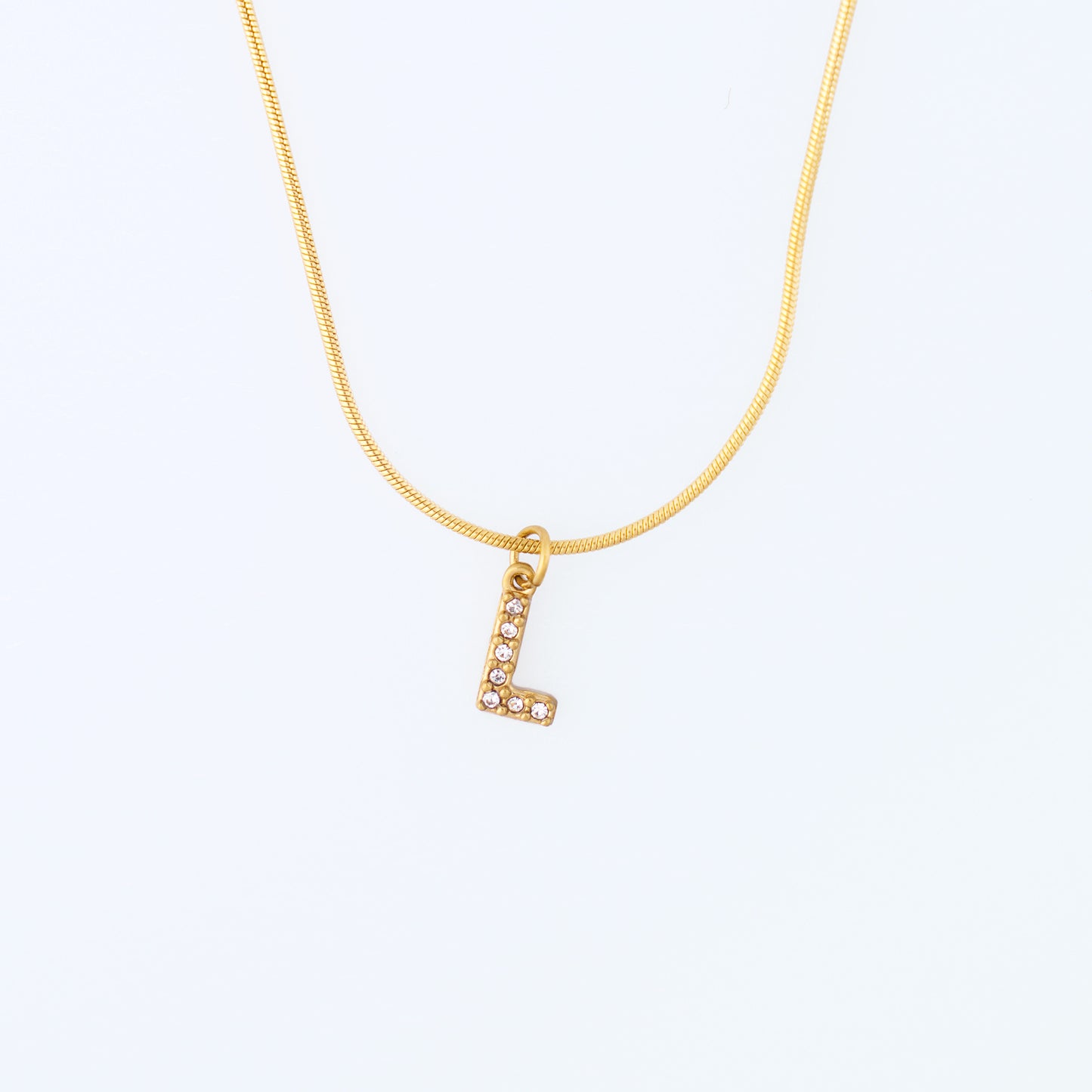 Initial Spark Necklace