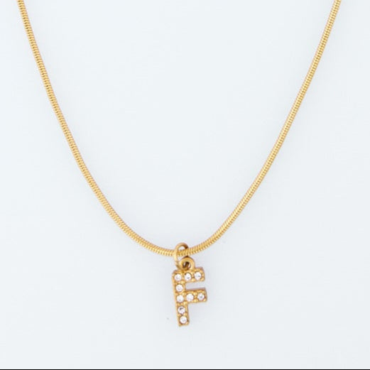 Initial Spark Necklace